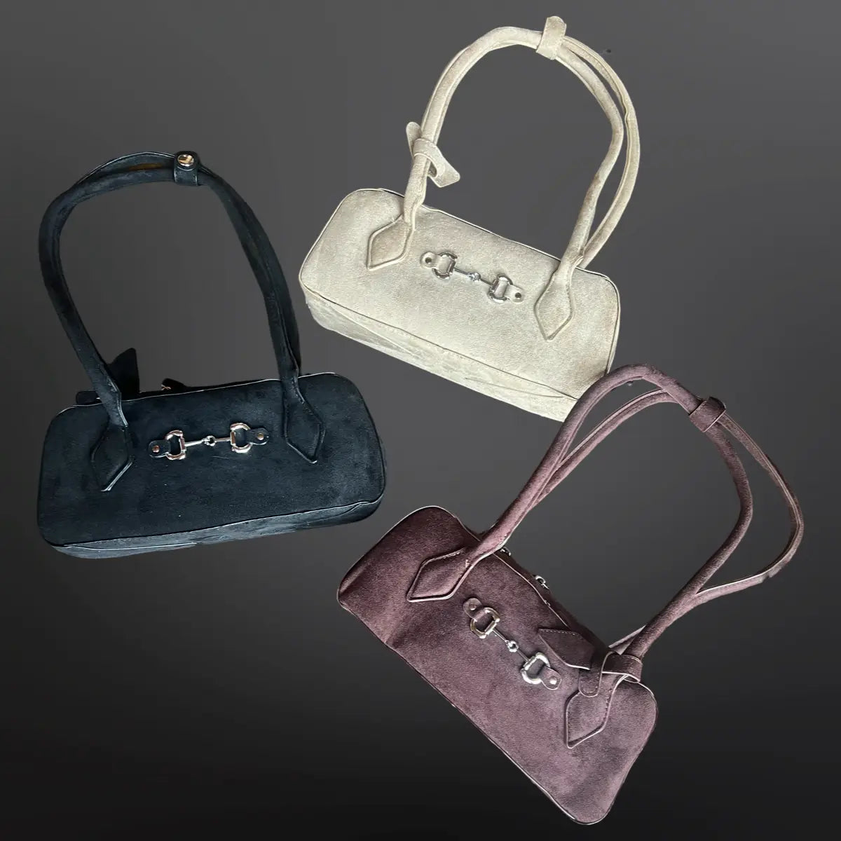 Palomino Snaffle Bit Suede Purse