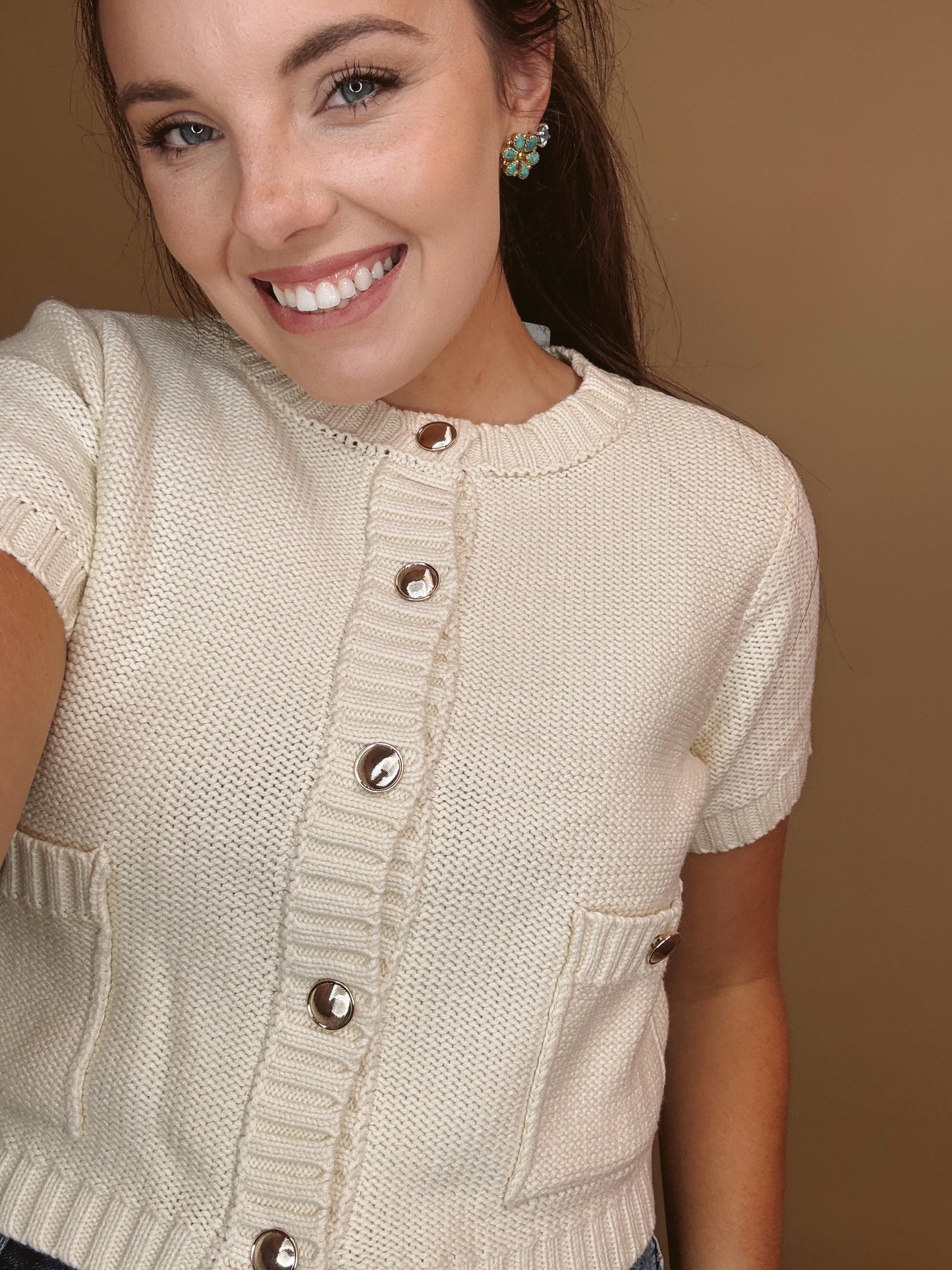 The Catherine Button Up Top