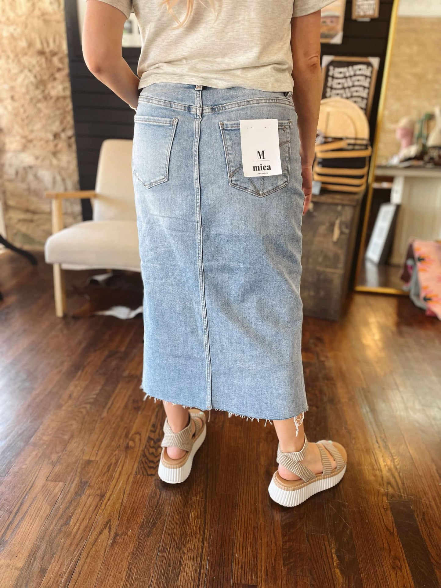 The Tampa Denim Skirt