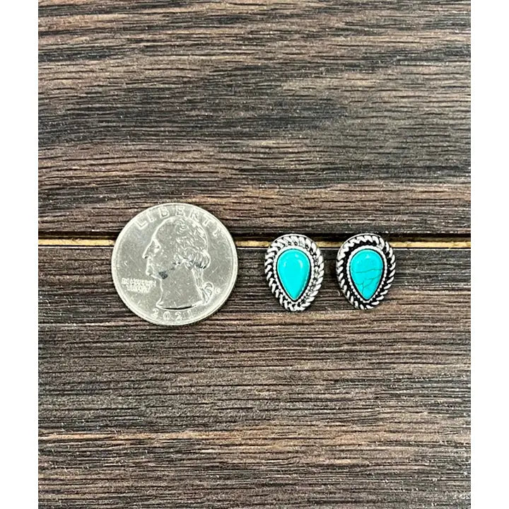The Dallas Turquoise Studs