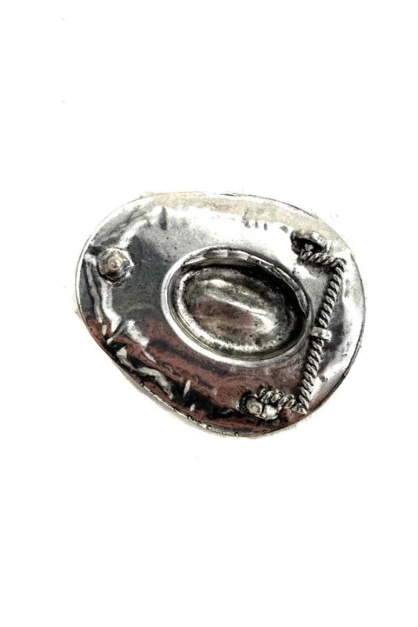Cowboy Hat Belt Buckle