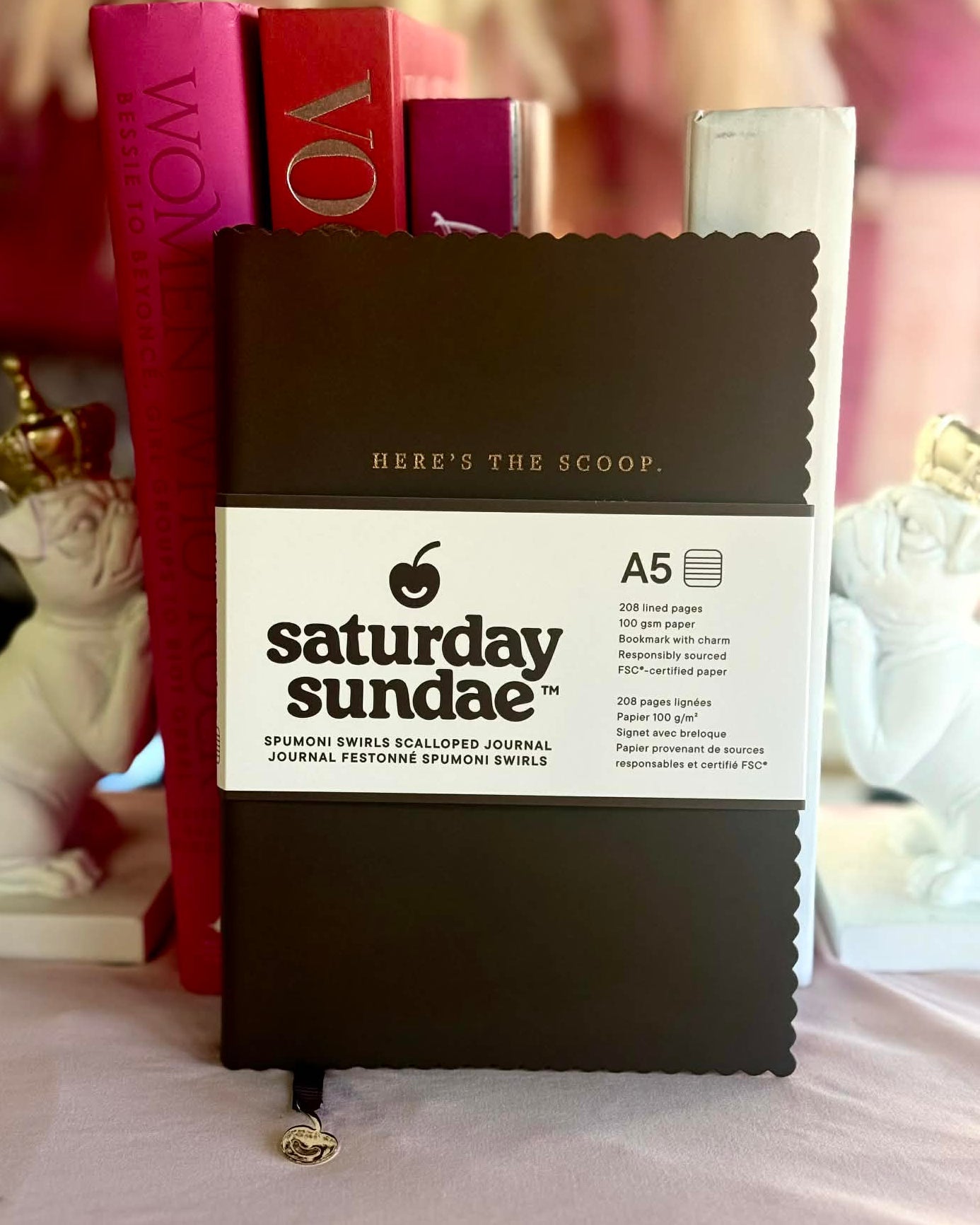 Vanilla Bean Scalloped Journal