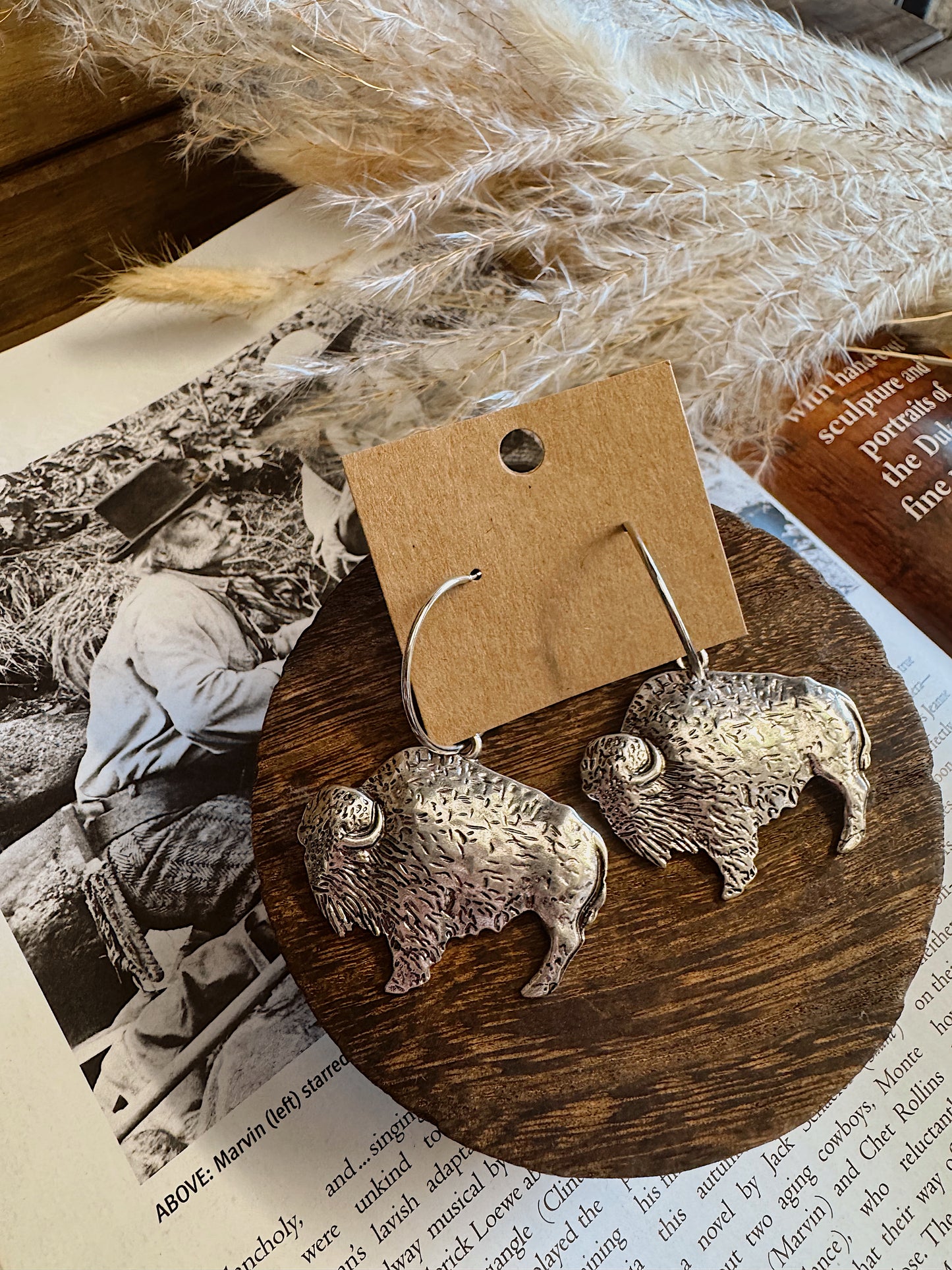 Wild Range Silver Earring Set