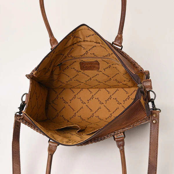 The Sheron Hand Tooled Leather Purse