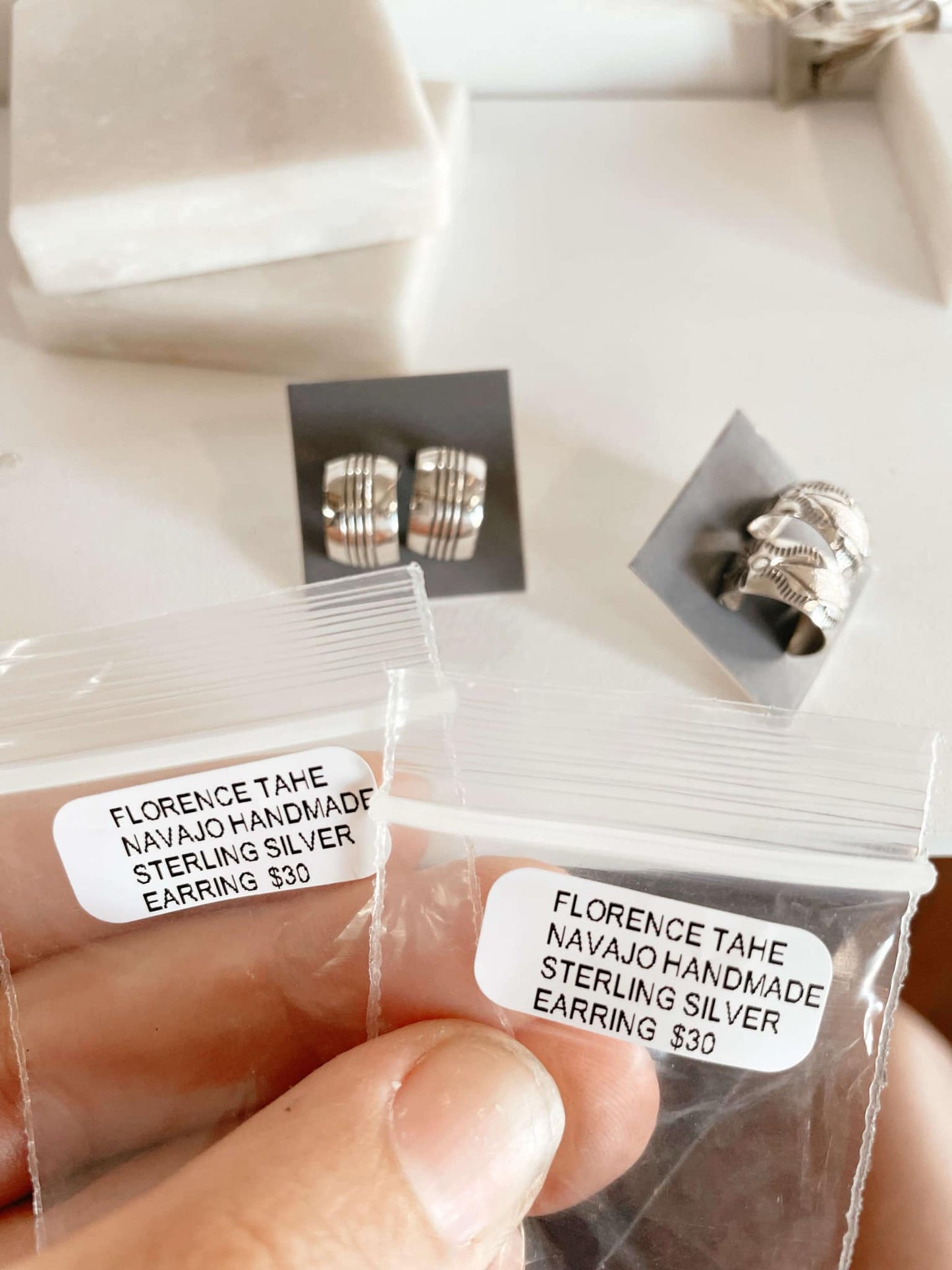 Silver Spirit Hoops #117