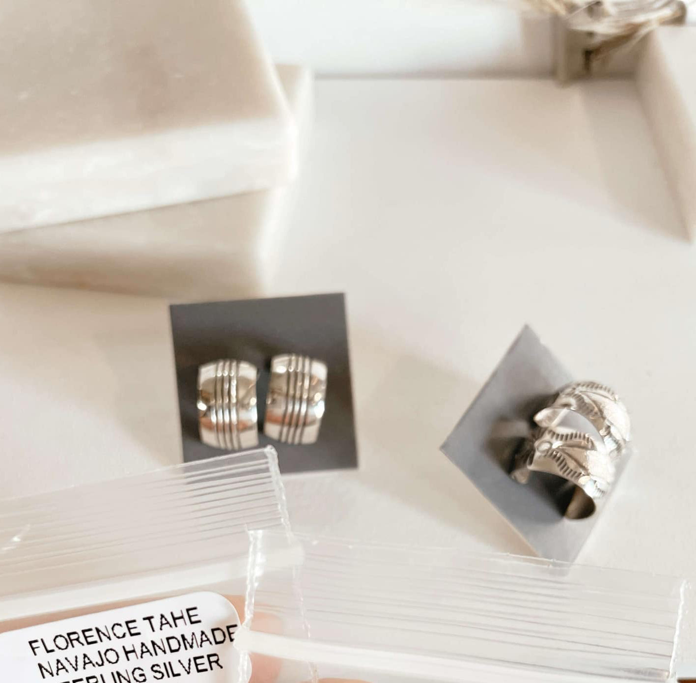 Silver Spirit Hoops #117