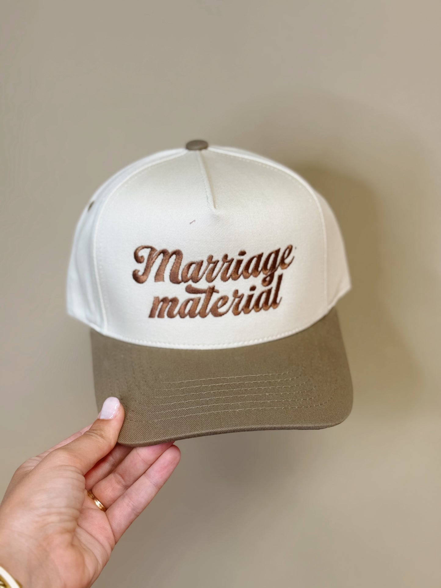 Marriage Material Trucker Hat