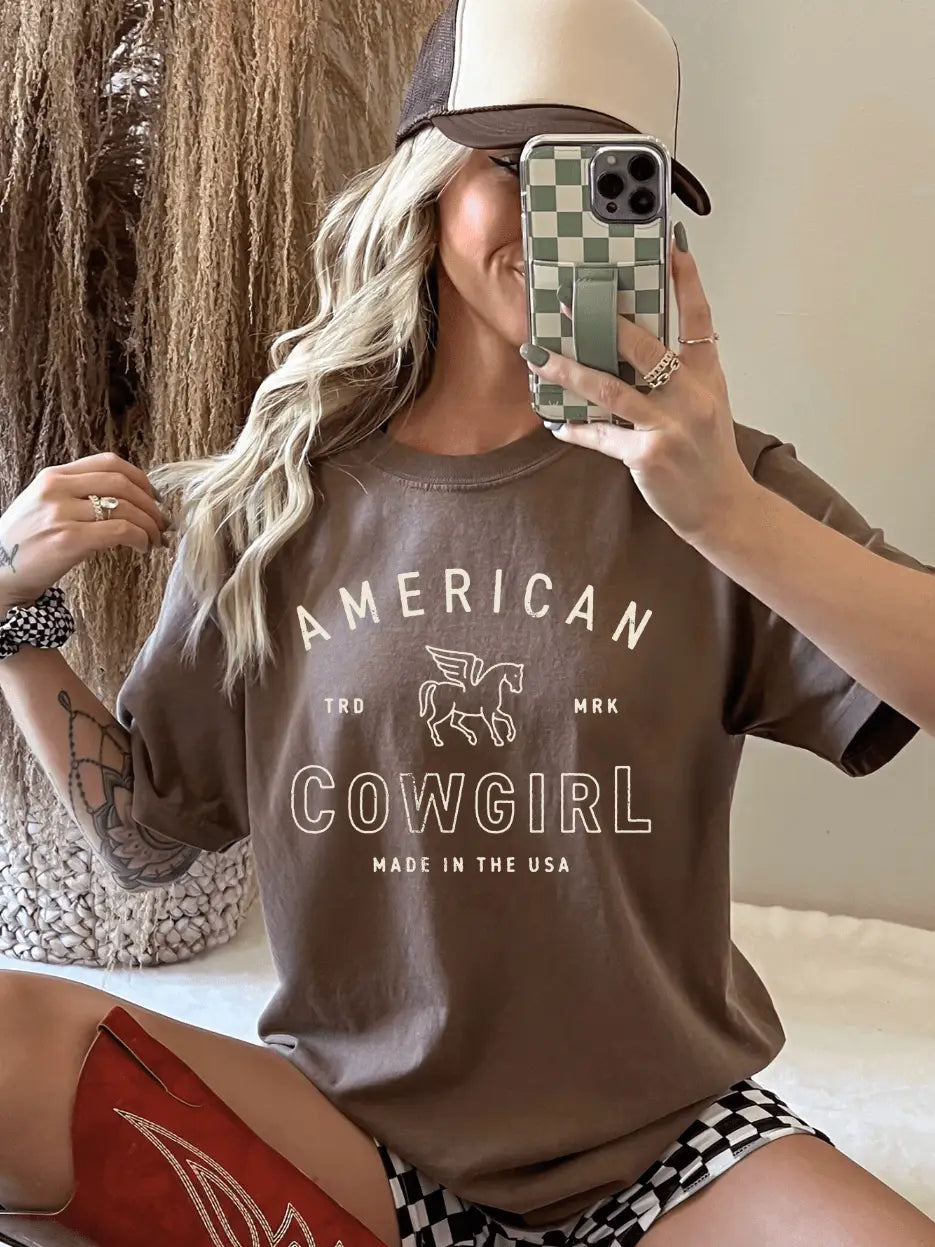 American Cowgirl Graphic Tee