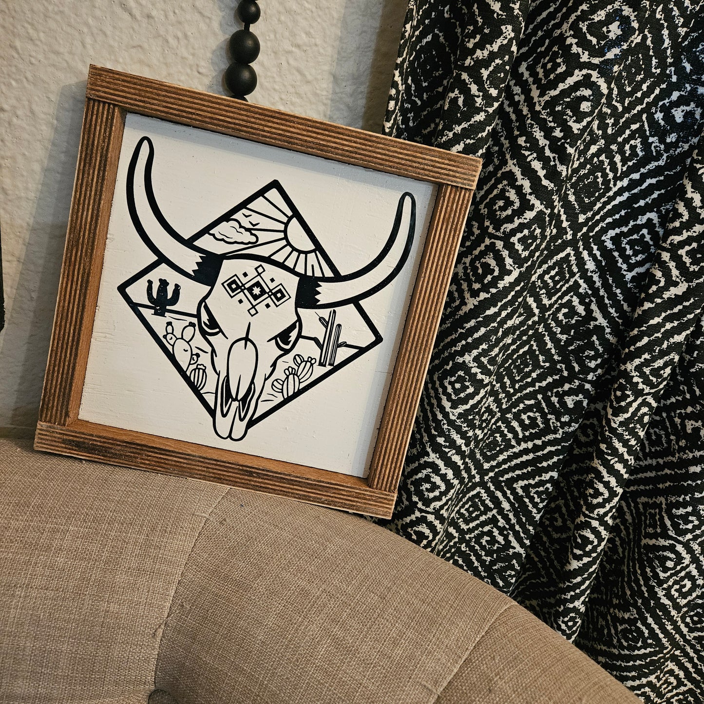 Western Cow Skull Sign