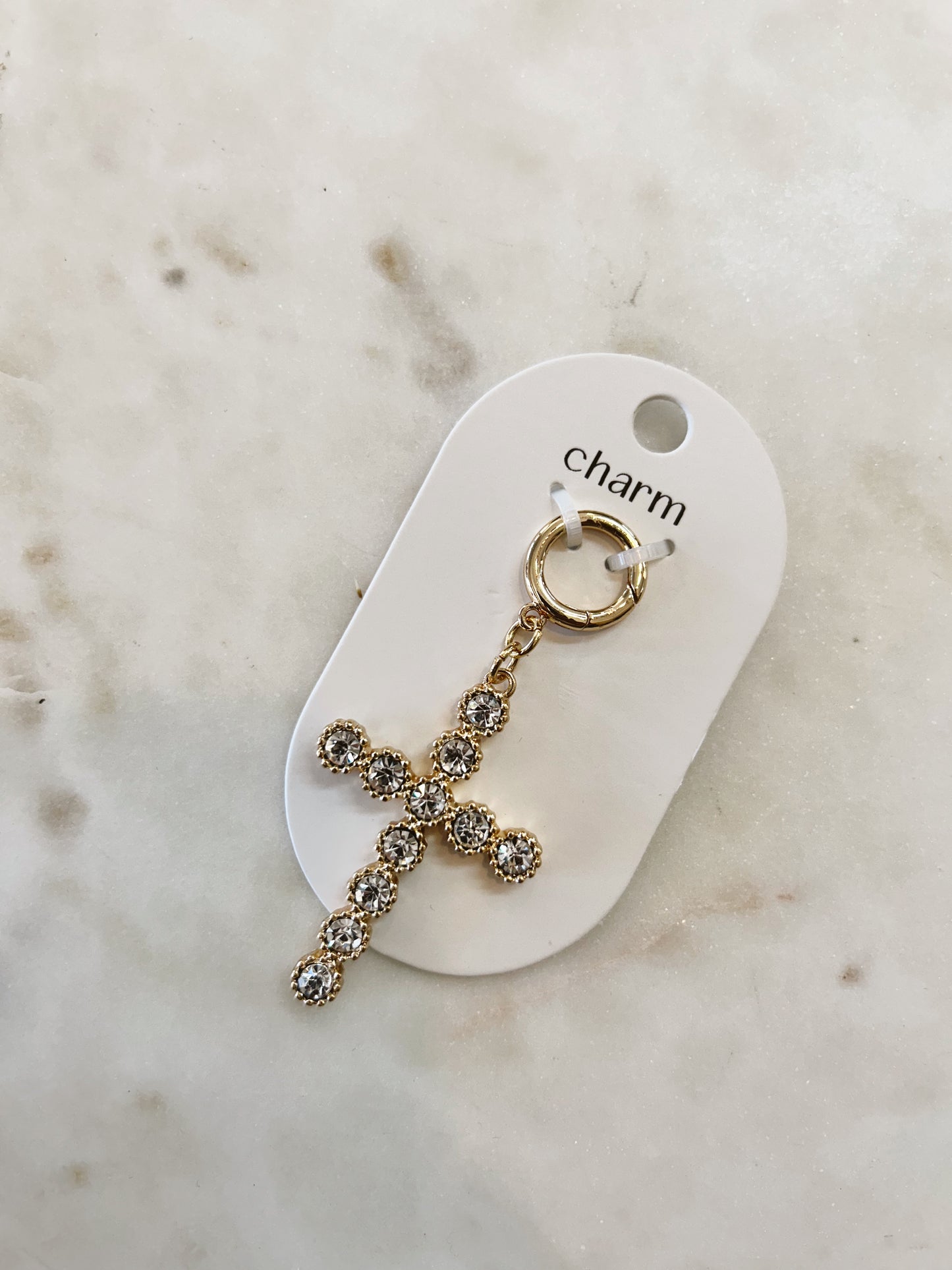 Radiant Cross Bag Charm