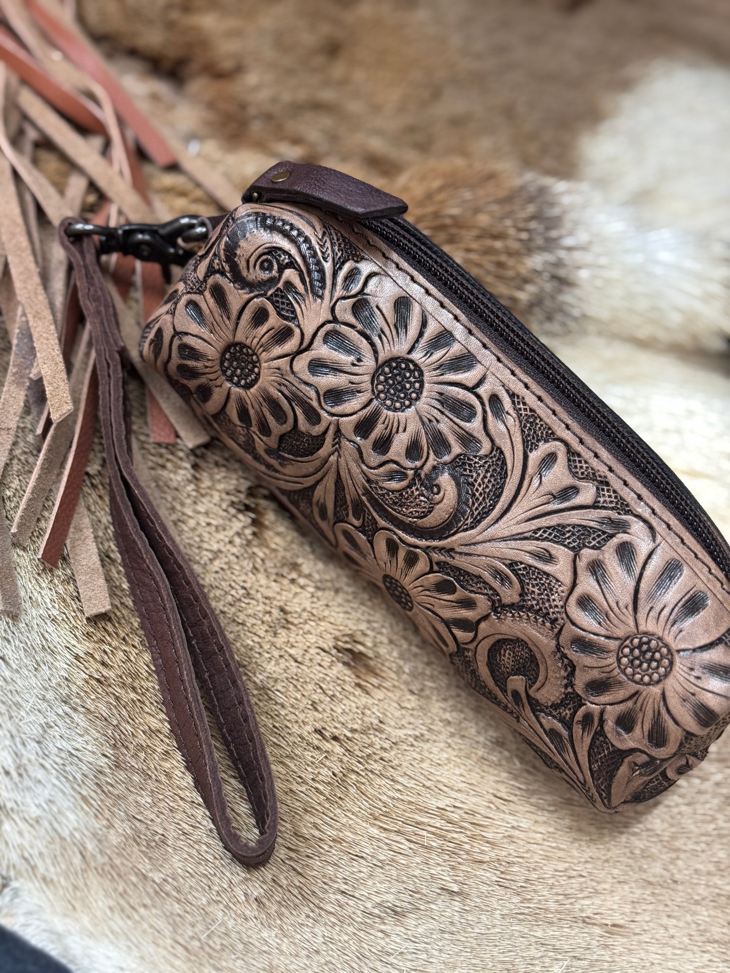 The Stella Leather Pencil Case