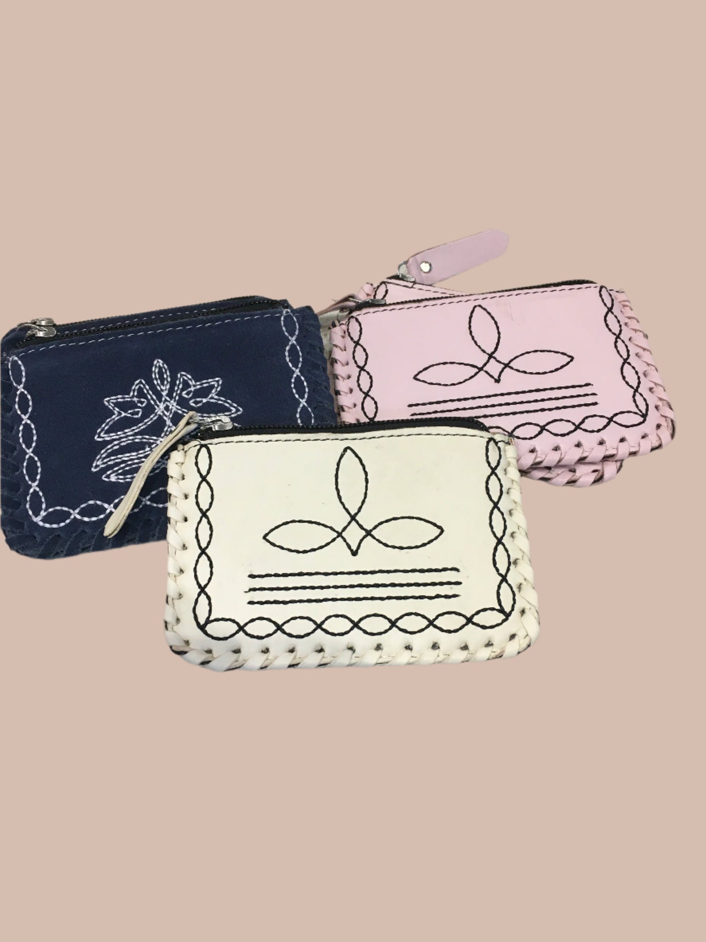 Boot Stitch Coin Pouch