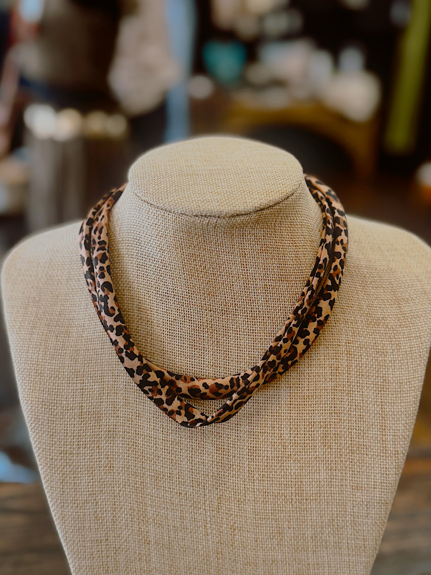 The Leopard Boho Desert Necklace