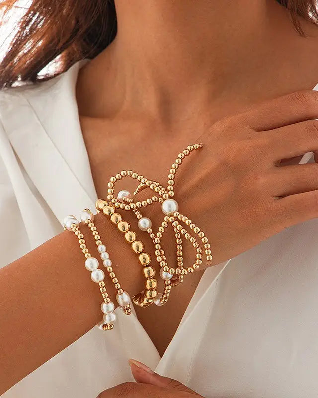 The Pearly Bow Bracelet