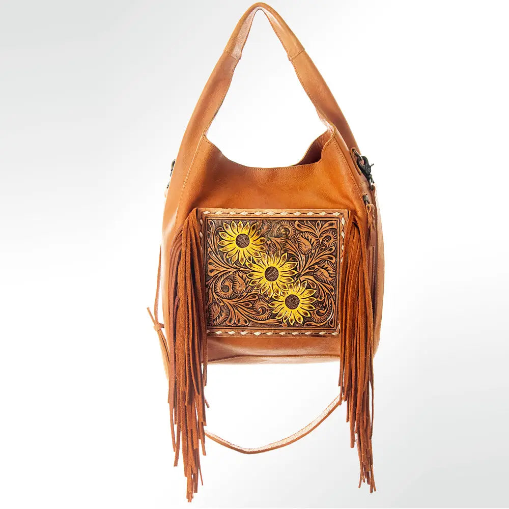 The Reno Sunflower Leather Purse