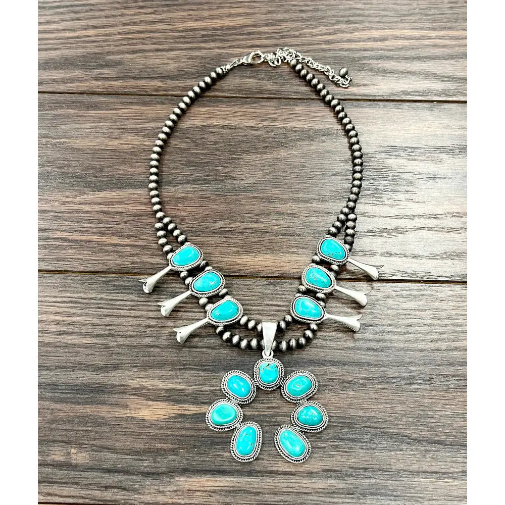 The Randa Squash Blossom Necklace