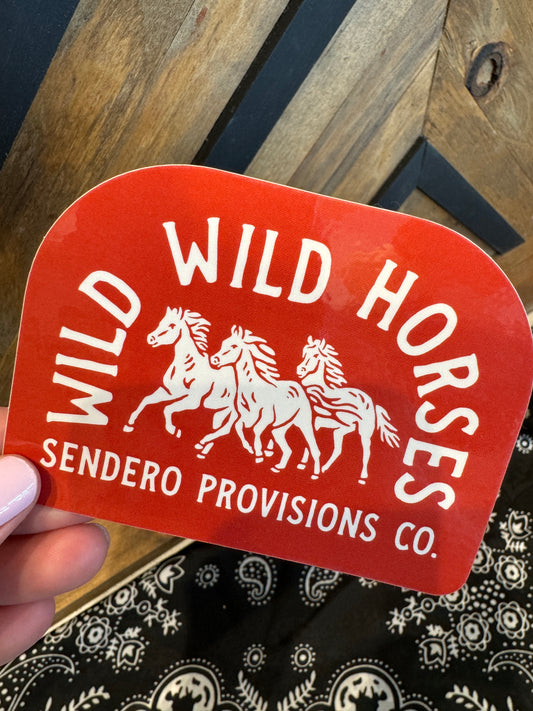 Wild Wild Horses Sticker