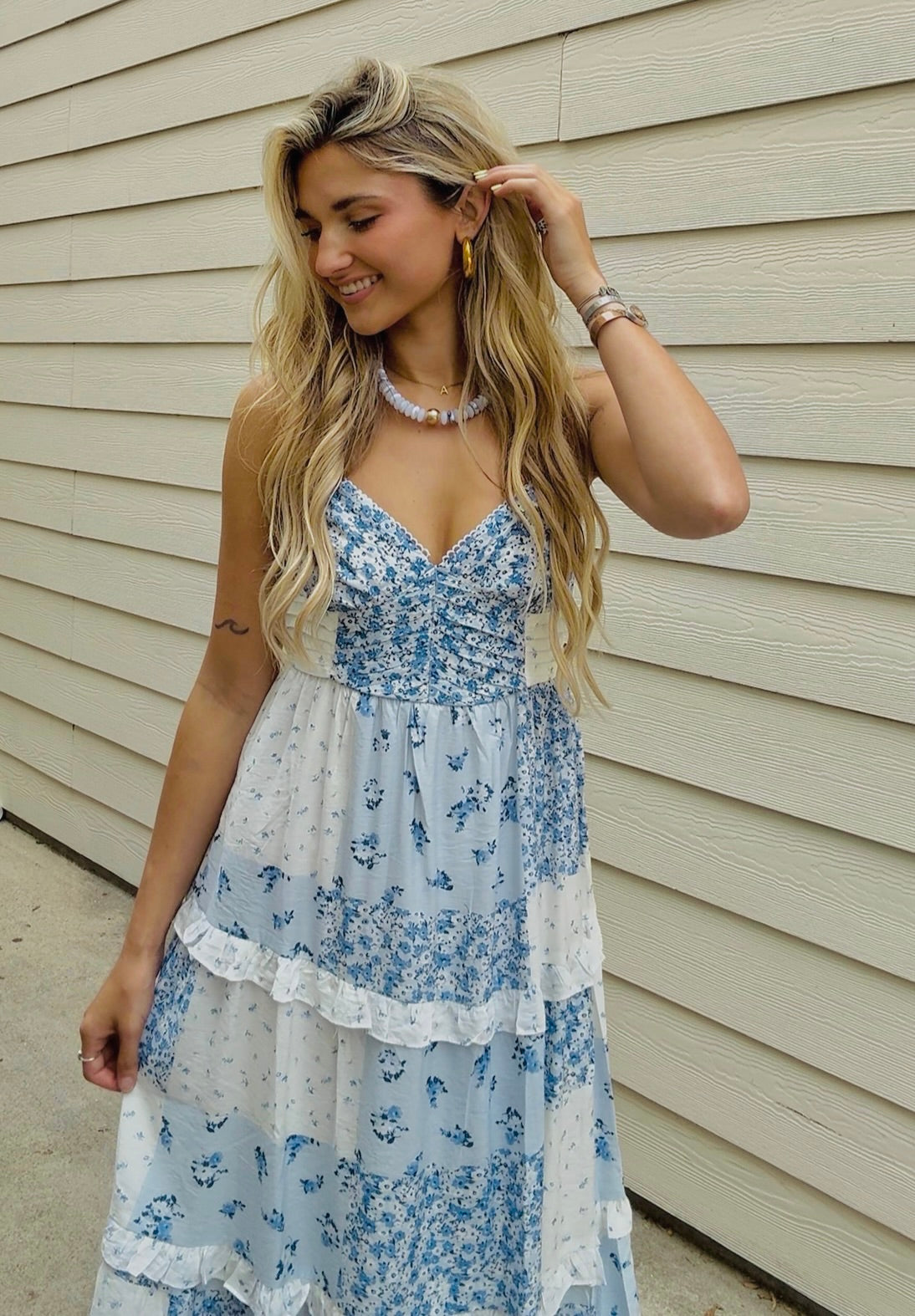 The Delilah Patchwork Dress
