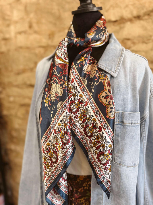 Americana Bloom Paisley Scarf