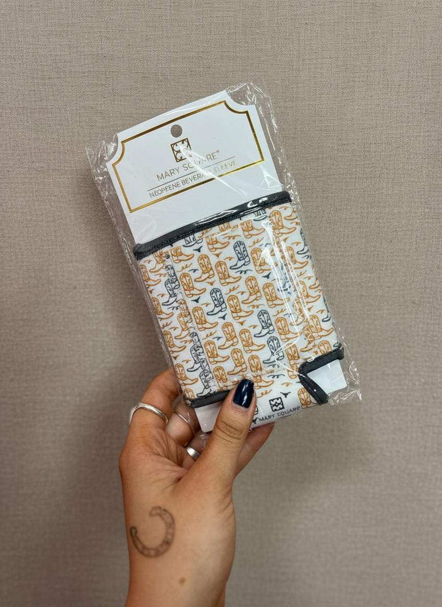 Cowgirl Boots Beverage Sleeve