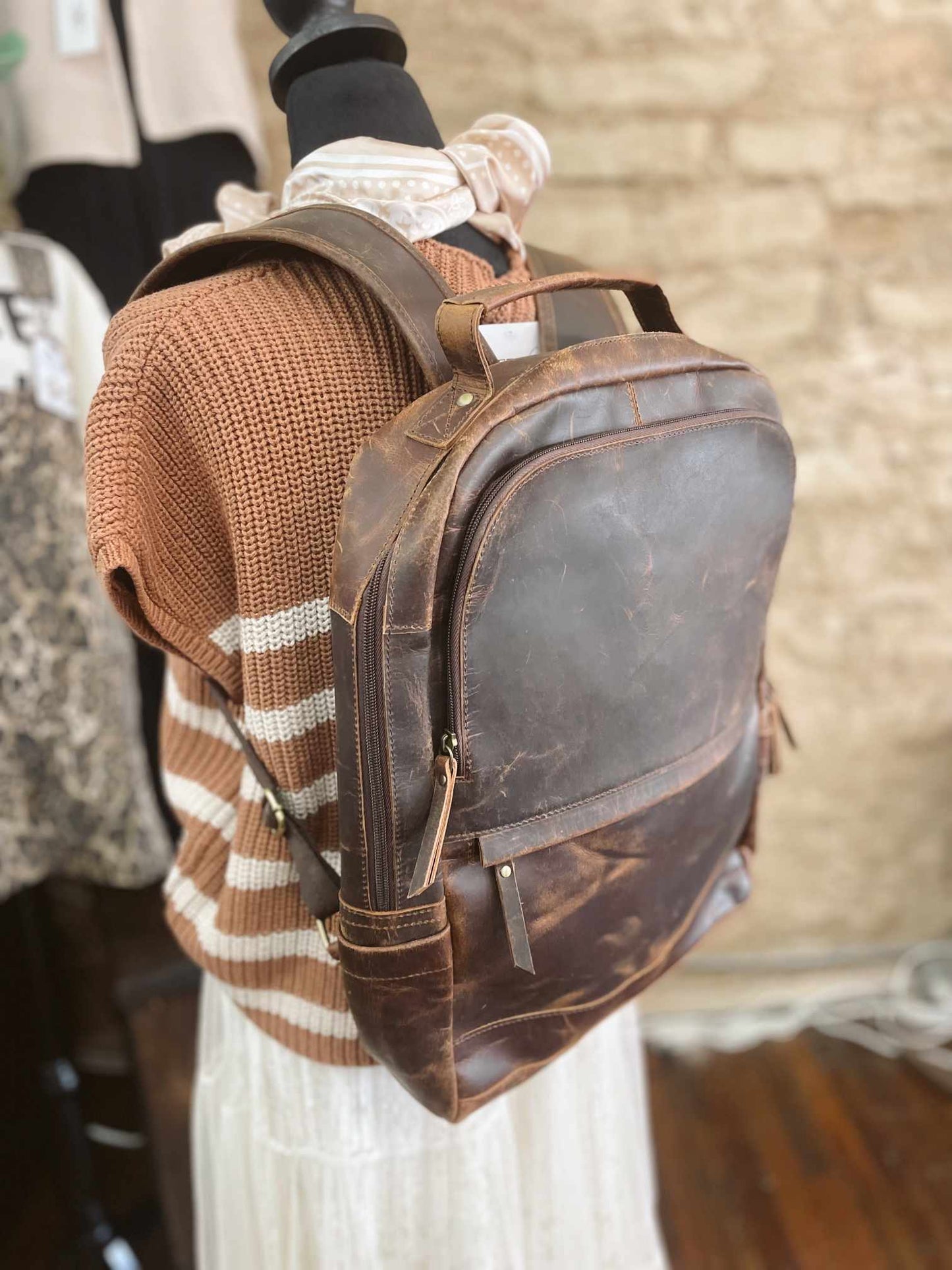 The Craig Leather Backpack