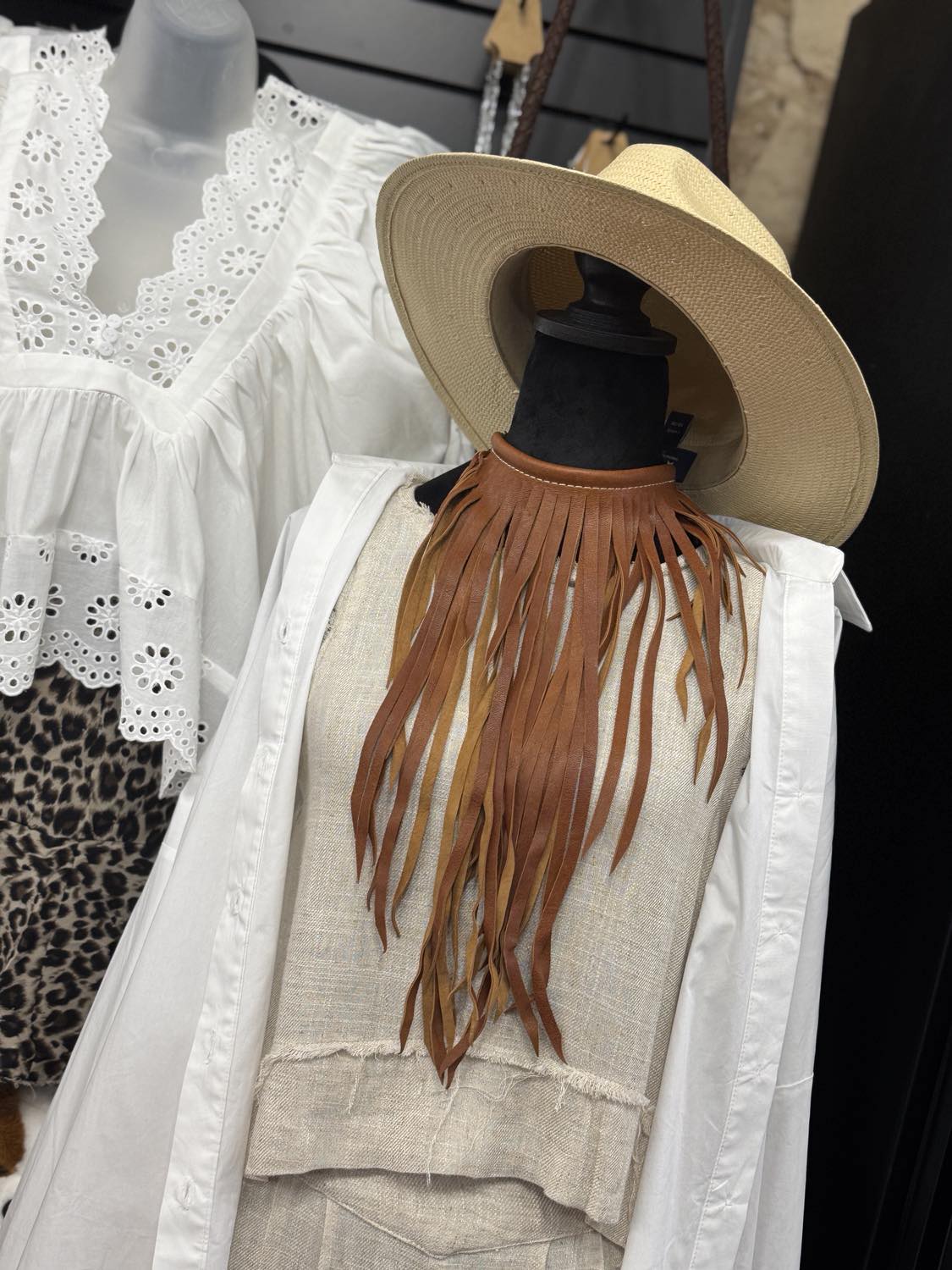 The Jenny Leather Necklace