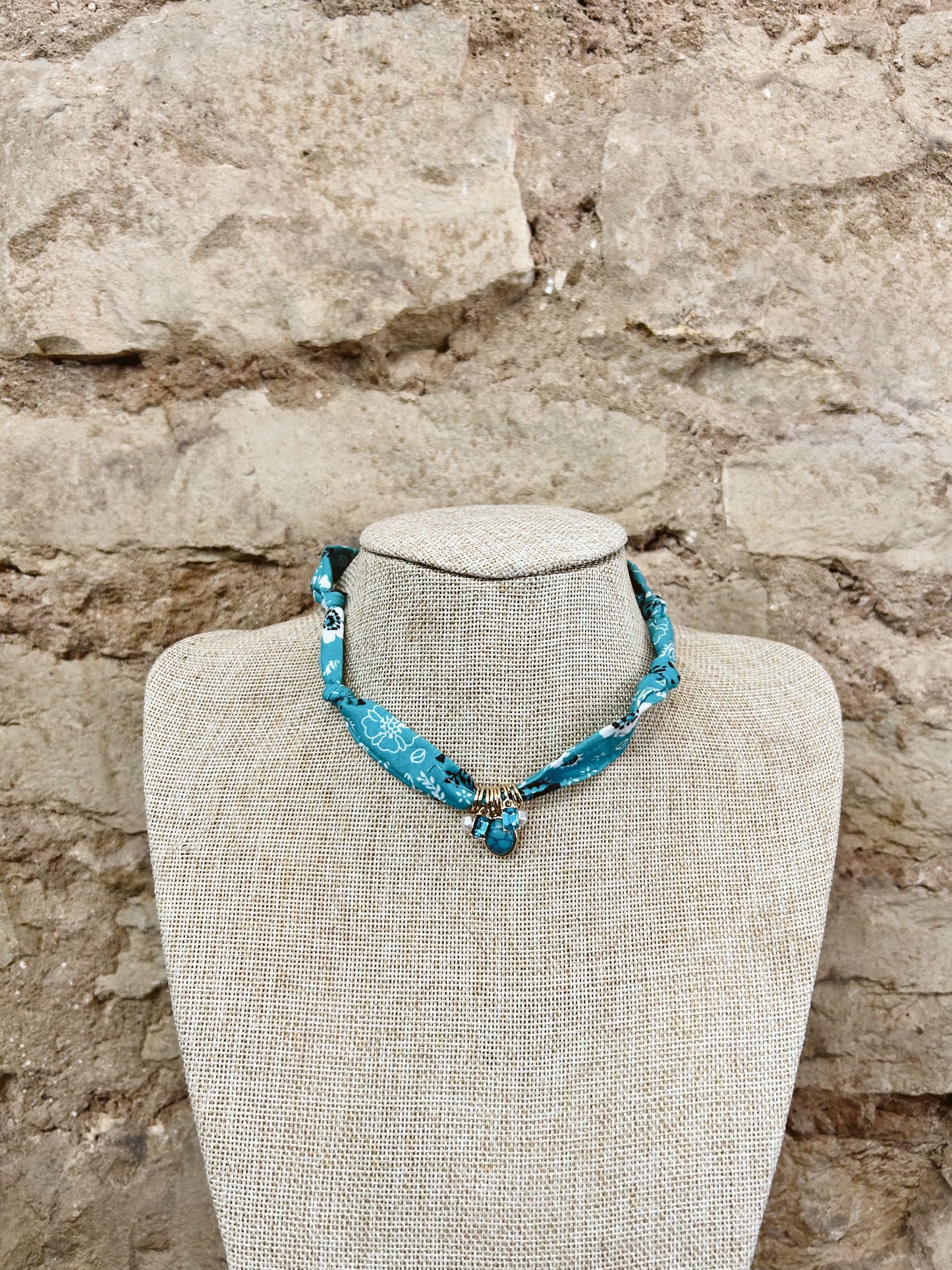 Southern Charm Bandana Necklace