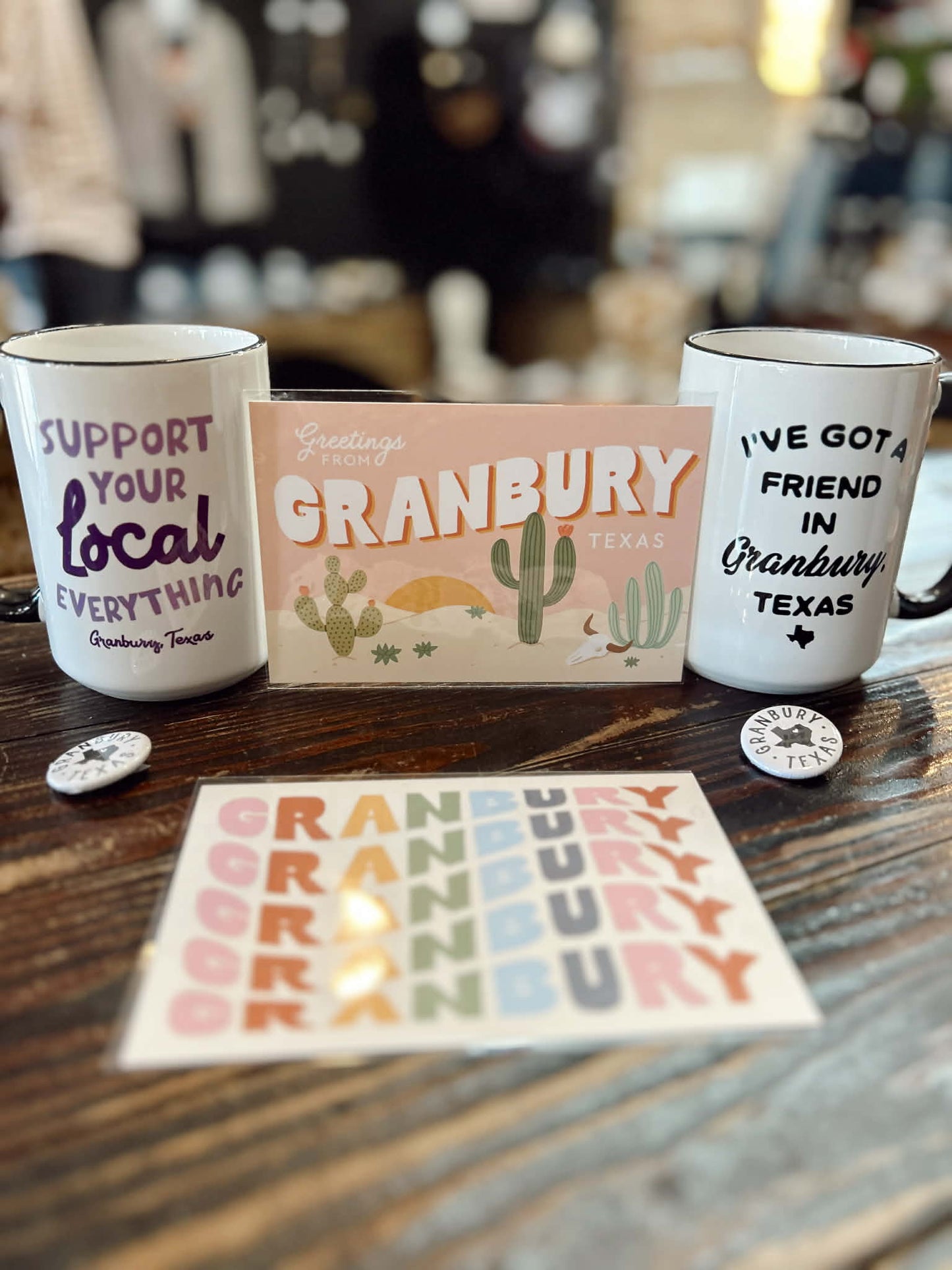 Granbury TX Postcard