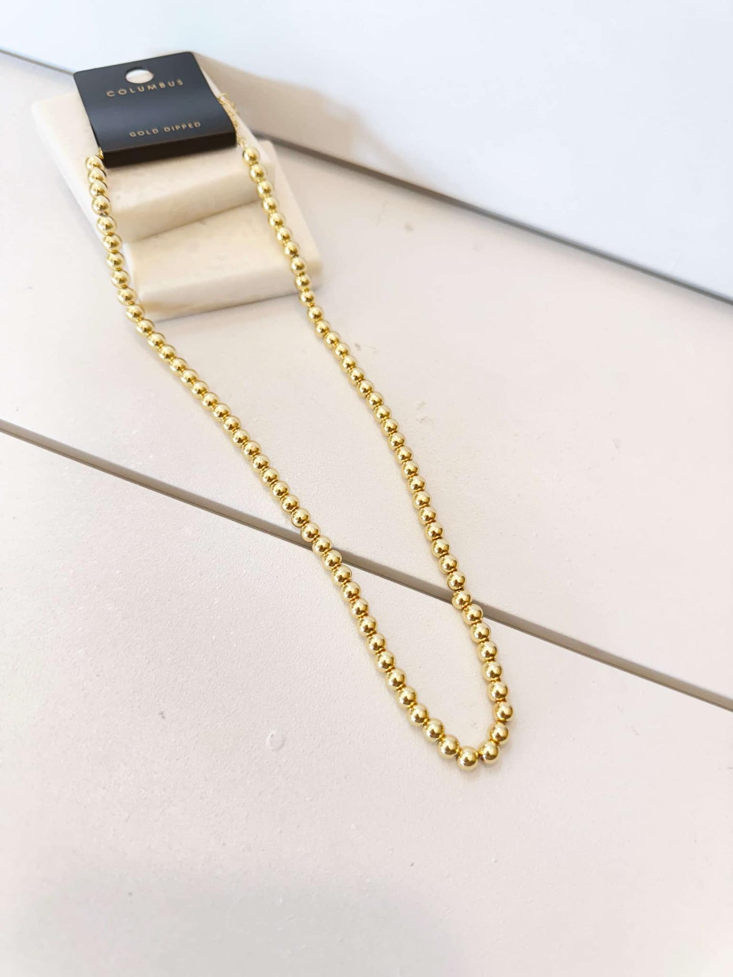Golden Hour Beaded Necklace