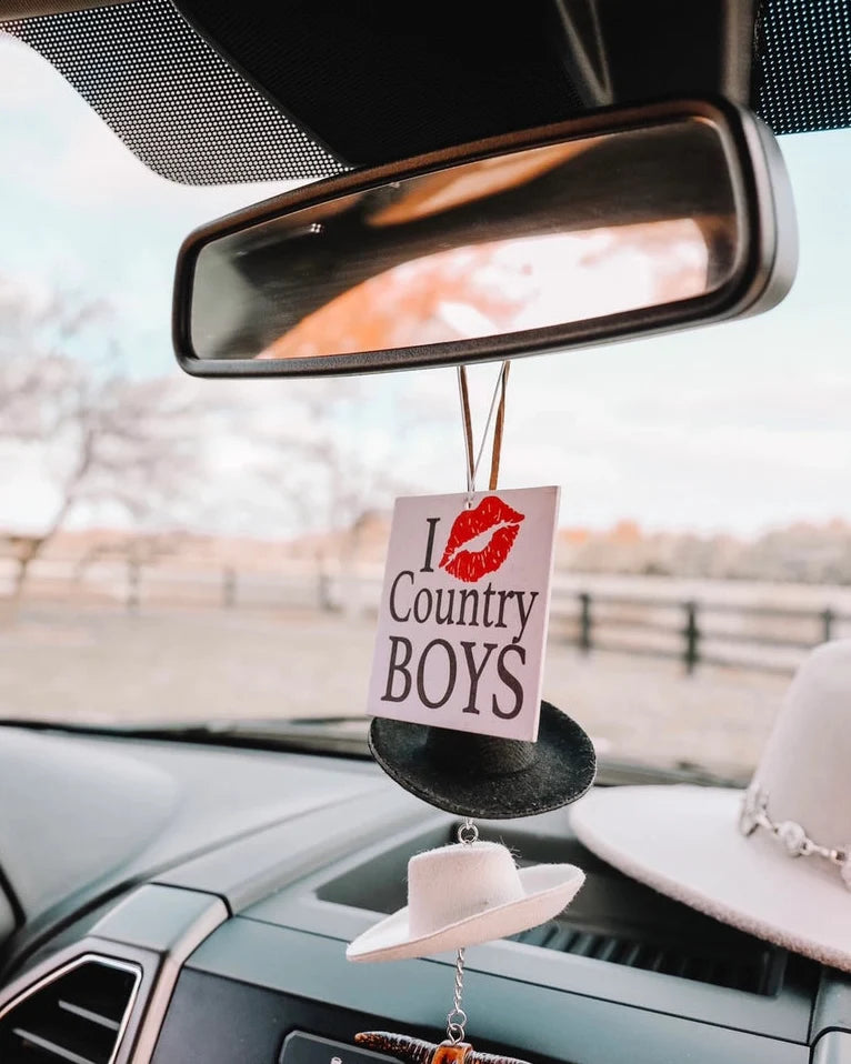 I Love Country Boys Air Freshener