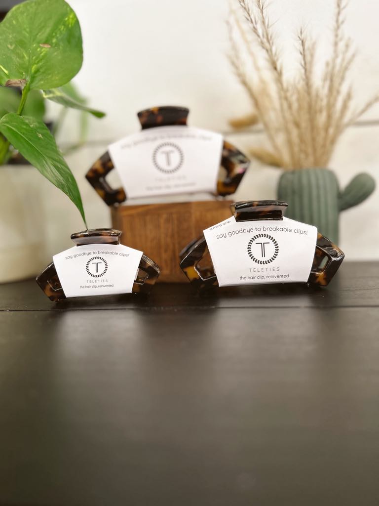 Open Tortoise Hair Clip