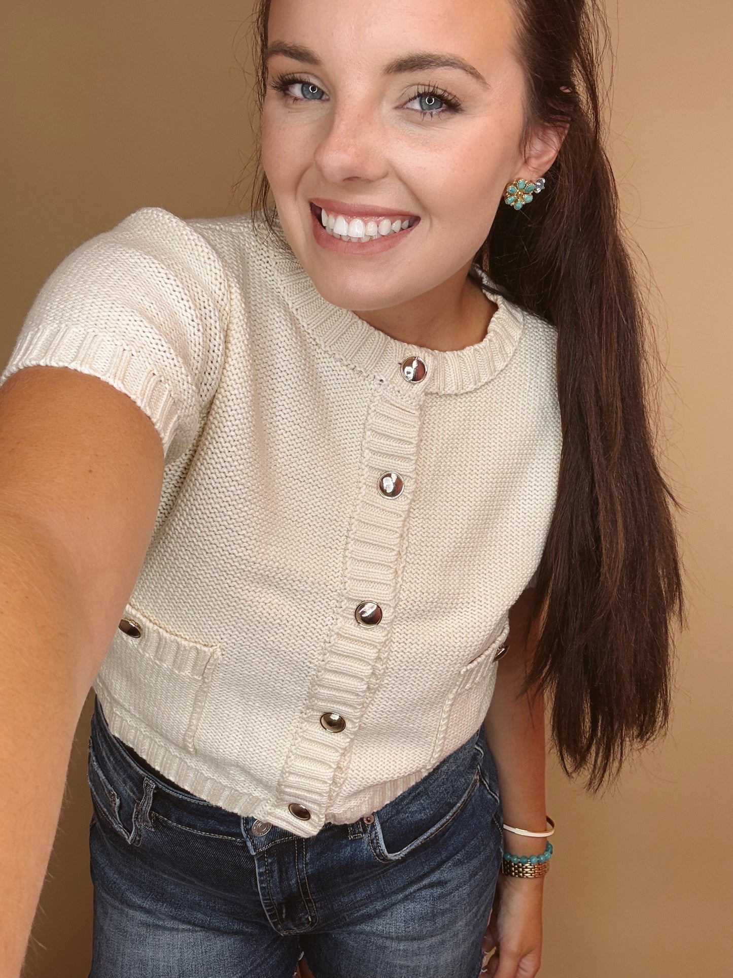 The Catherine Button Up Top
