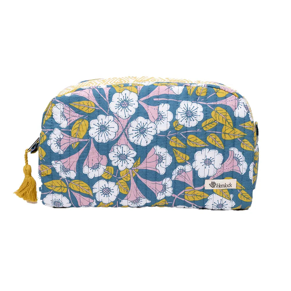 Evangeline Large Quilted Zipper Pouch