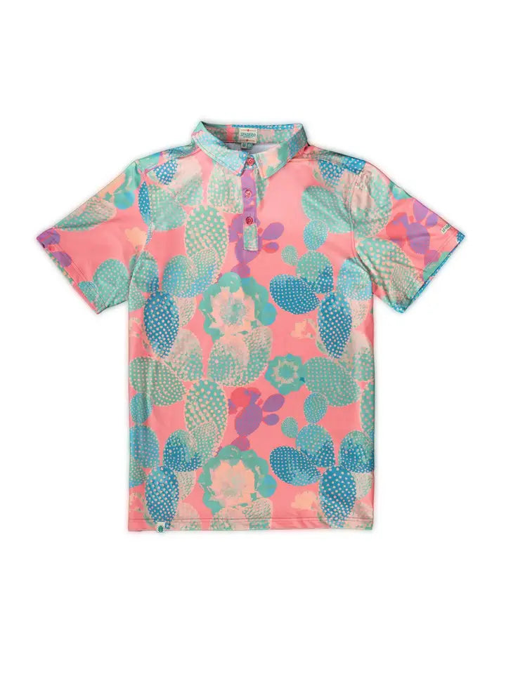 High Noon Nopal Cosmico Performance Polo
