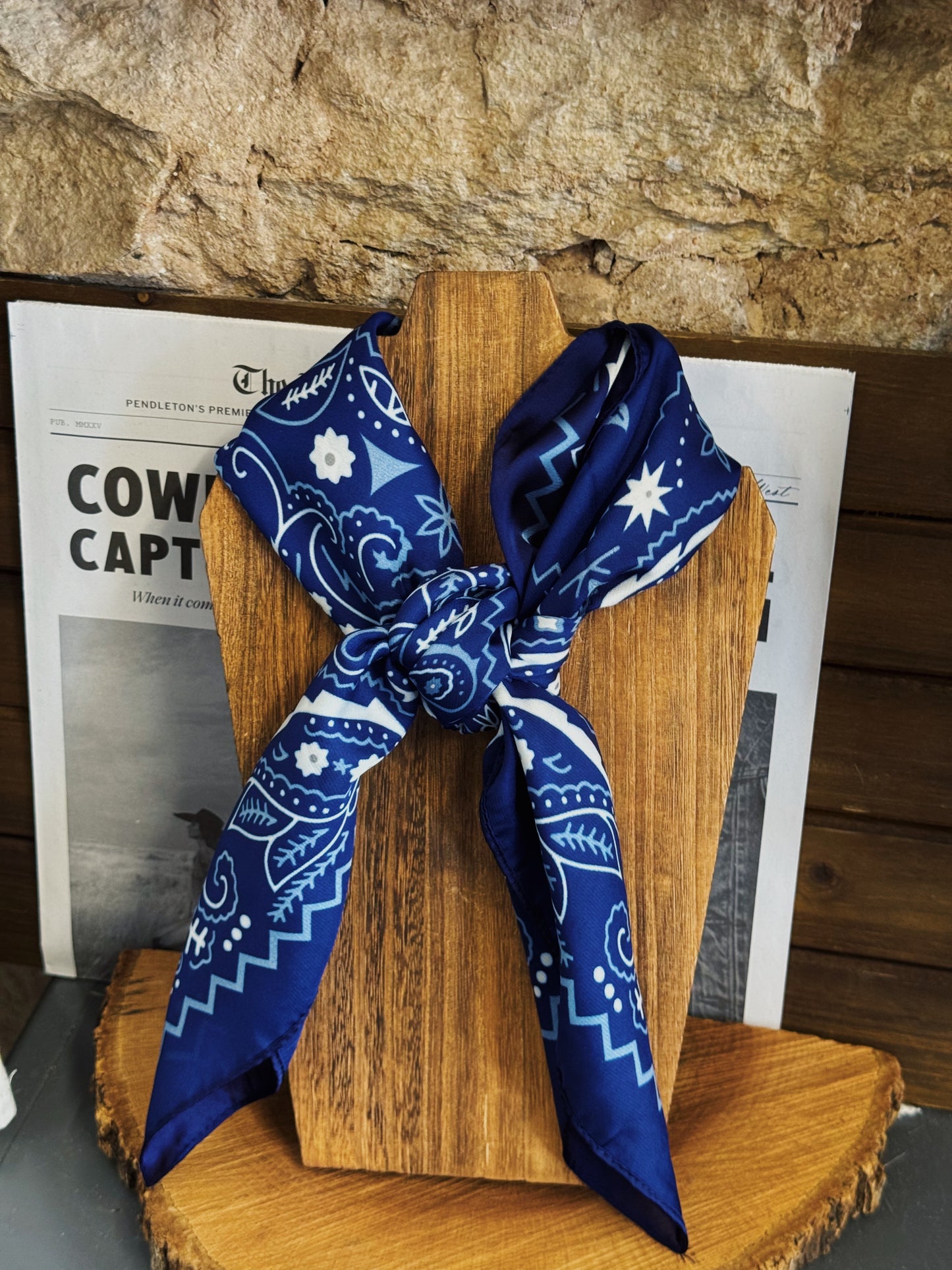 Retro Charm Paisley Scarf