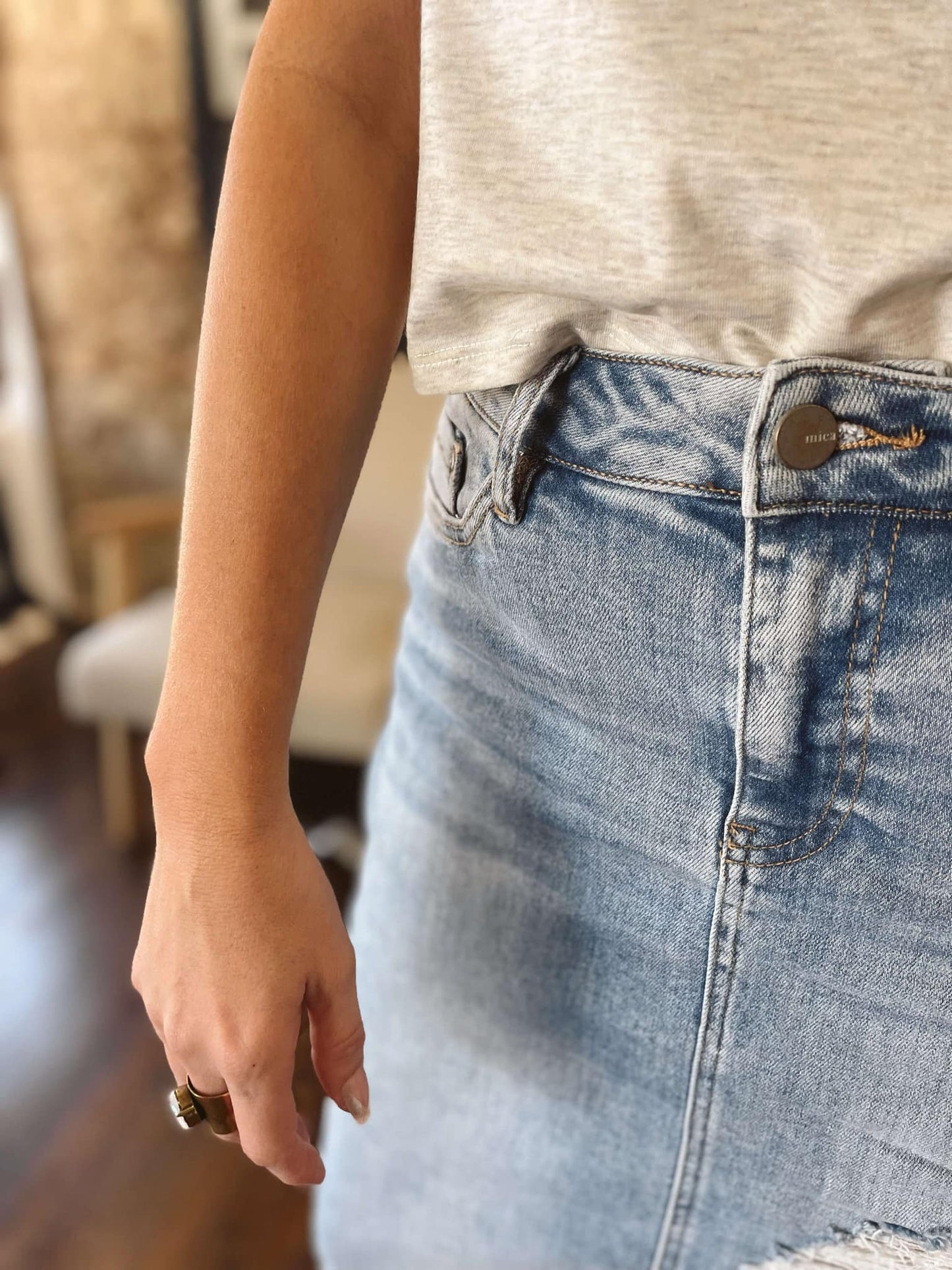 The Tampa Denim Skirt