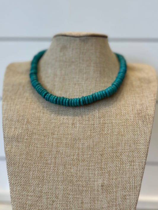 Beaded Turquoise Necklace