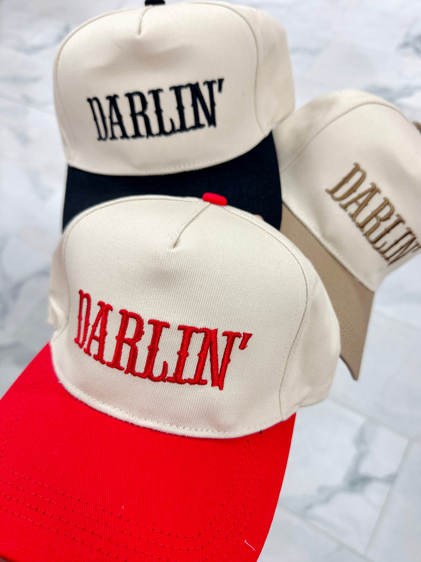 Embroidered Darlin' Trucker Hat