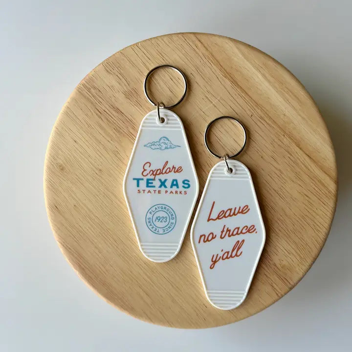 Texas State Parks Keychain