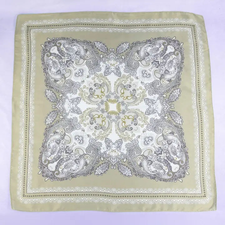 Ornate Sky Olive Bandana
