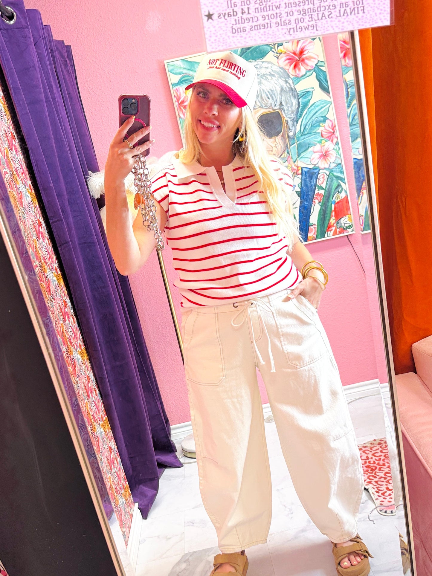 The Shannon Stripe Top