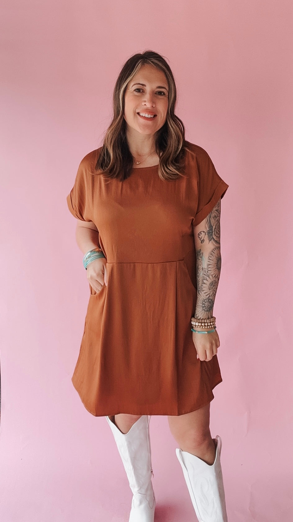 The Erren Satin Mini Dress