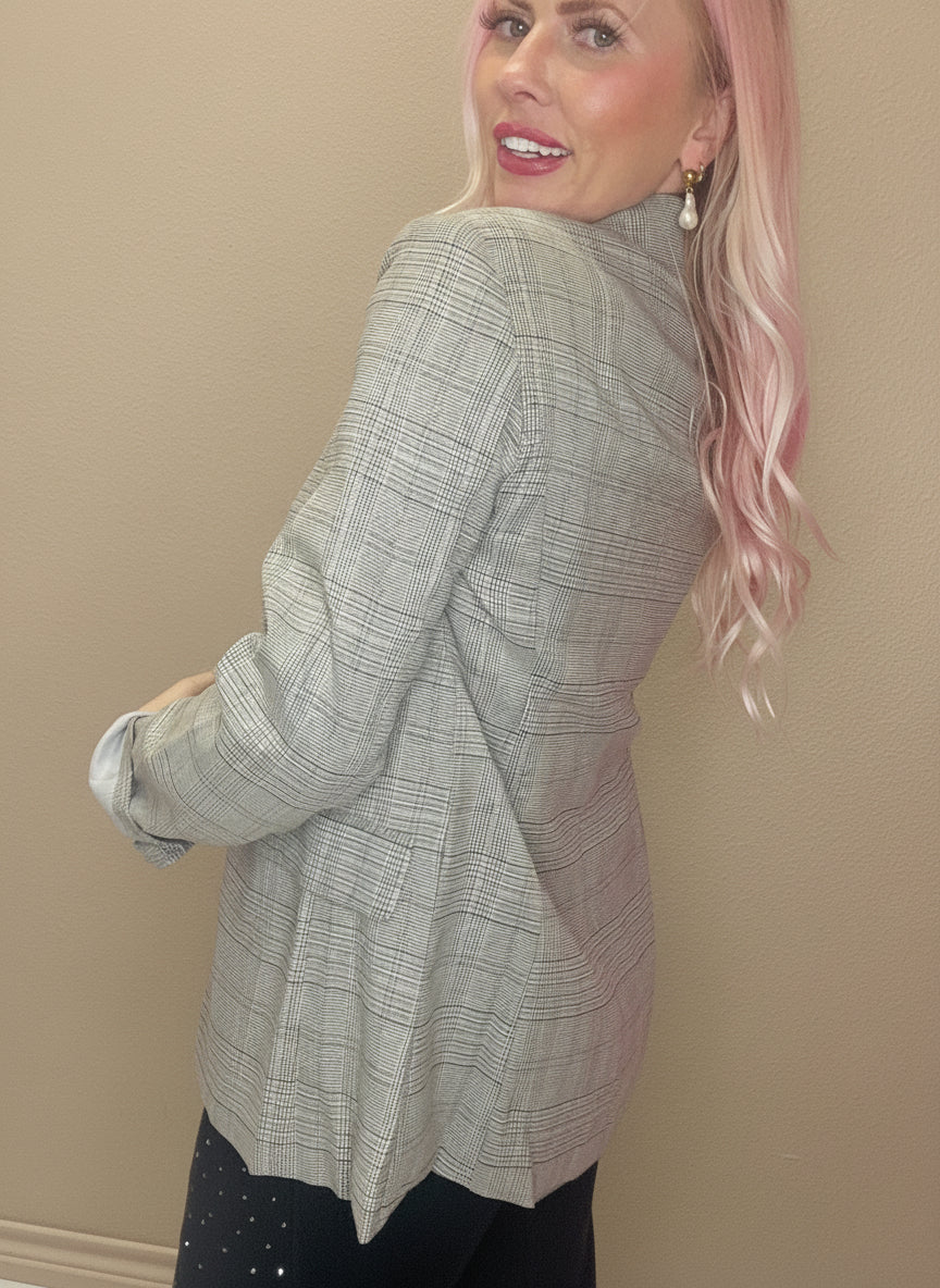 The Plaid Perfection Blazer