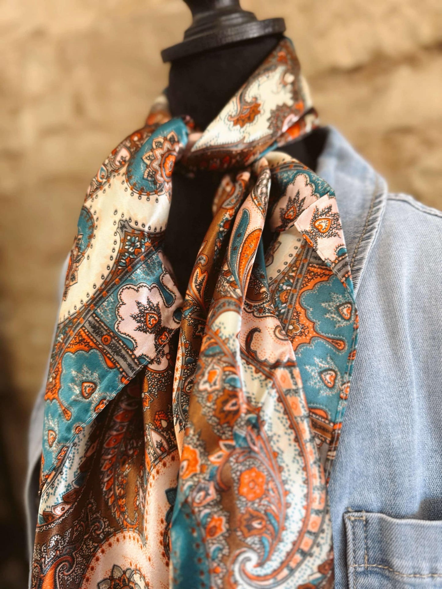 The Desert Sky Paisley Scarf
