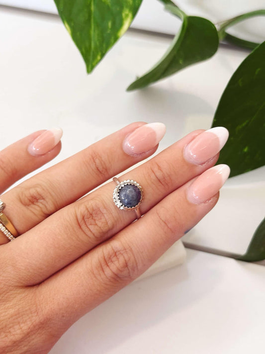 Authentic Twilight Mesa Navajo Ring #324