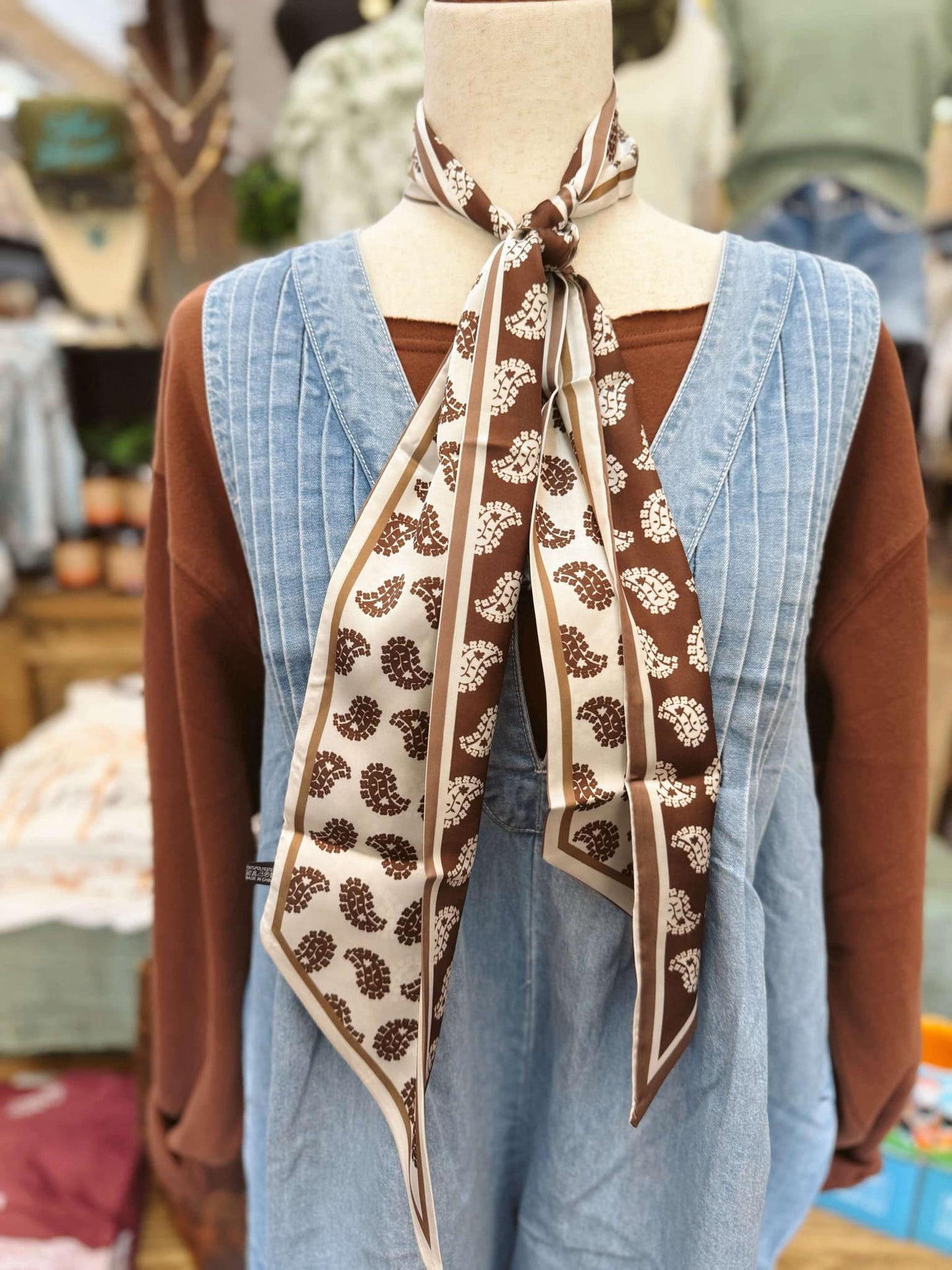 Rustic Paisley Bandana