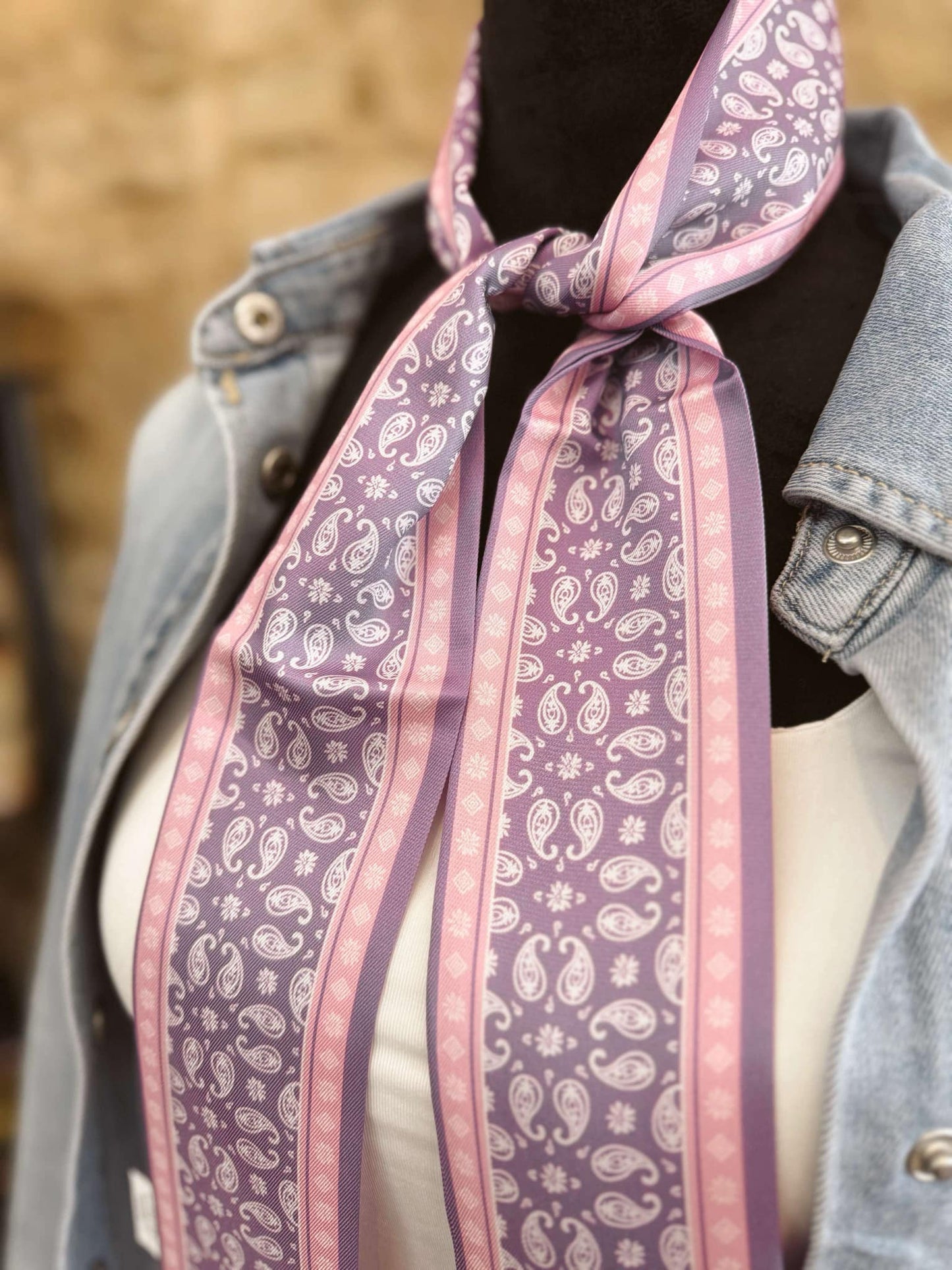 The Lavender Blossom Scarf