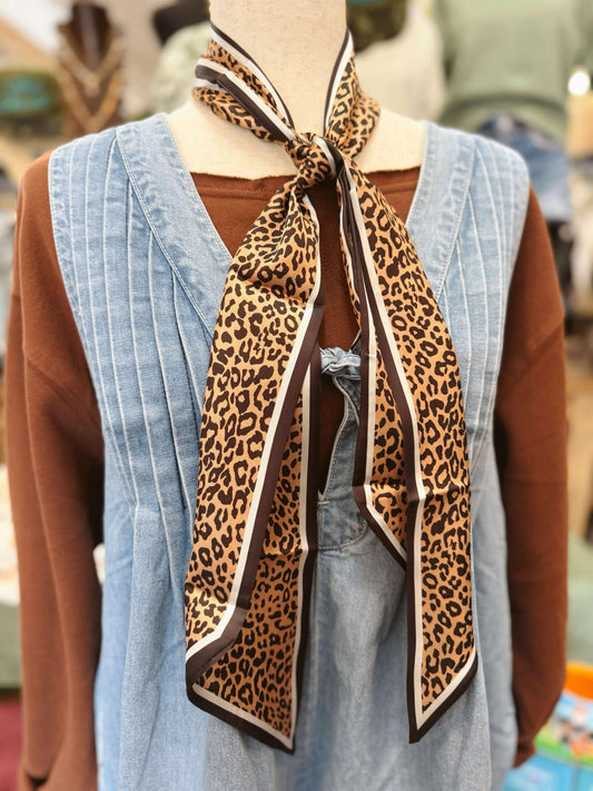 Wild Cocoa Leopard Bandana