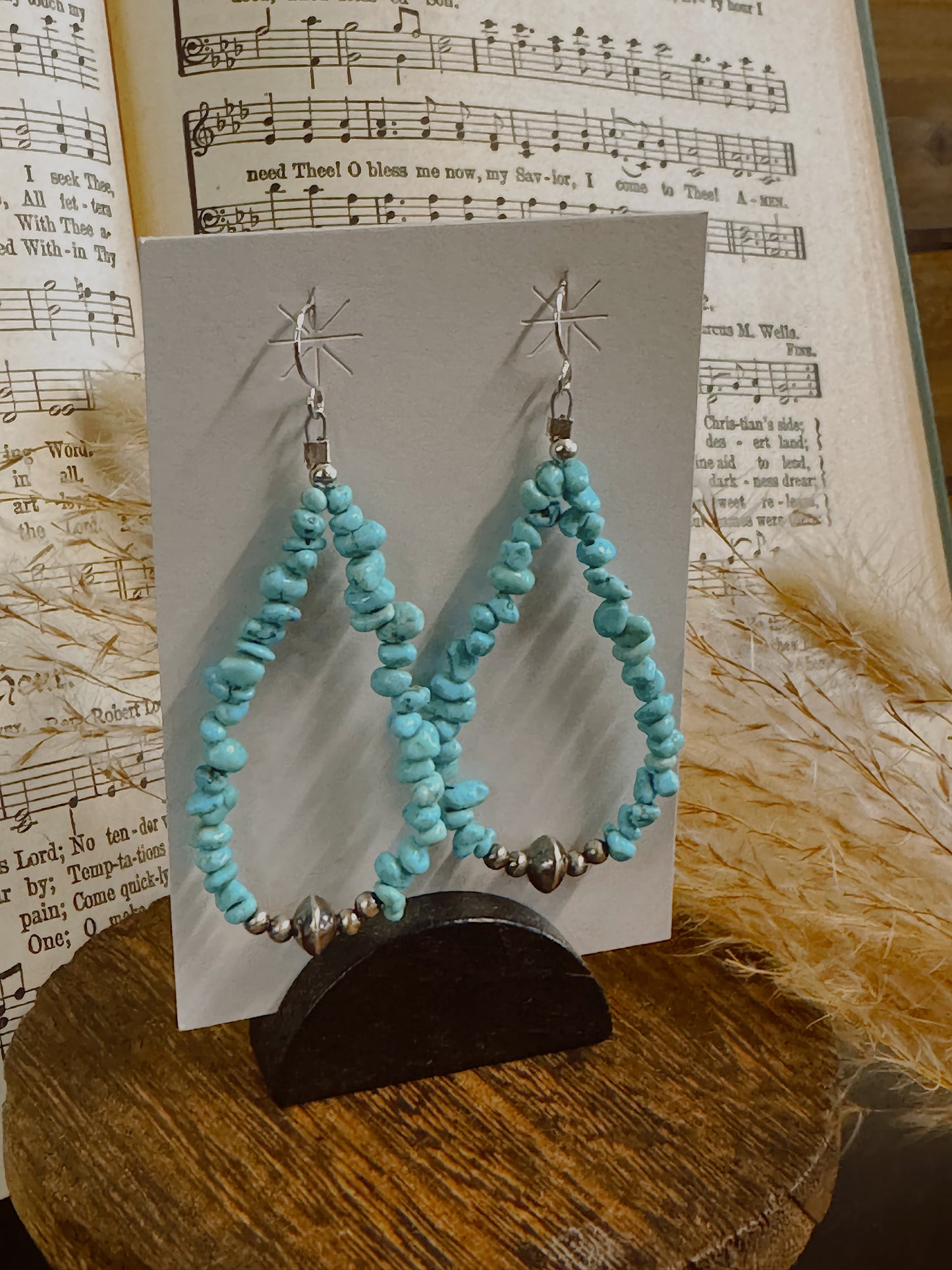 El Paso Dangle Turquoise Earrings