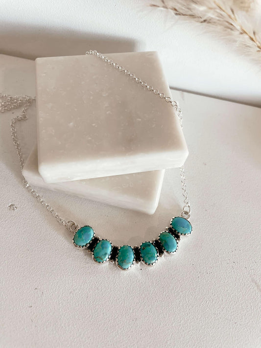 The Turquoise Line Necklace #125
